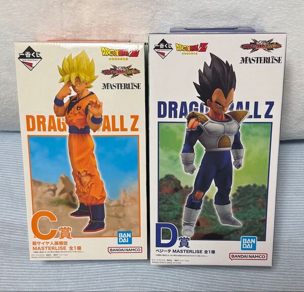 【一番くじ ドラゴンボール VS オムニバスCROSS】 C賞 超サイヤ人孫悟空、D賞 ベジータ