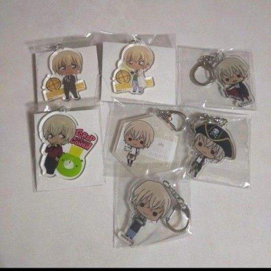 名探偵コナン 安室透 アクリルキーホルダー アクキー セット