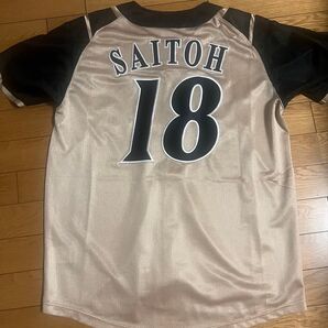 北海道 日本ハム ファイターズ レプリカユニホーム #18 斎藤佑樹 サイズM (美品)