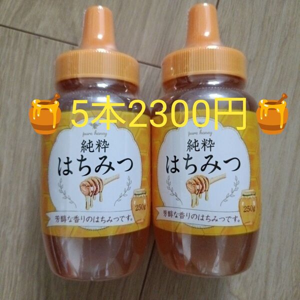 純粋はちみつ 蜂蜜 2本