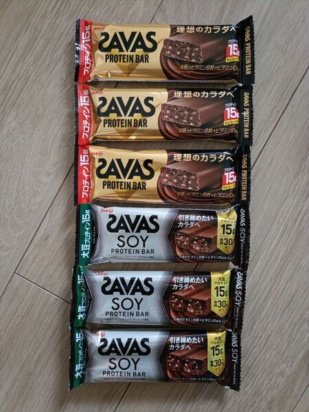 ザバス プロテインバー 6本