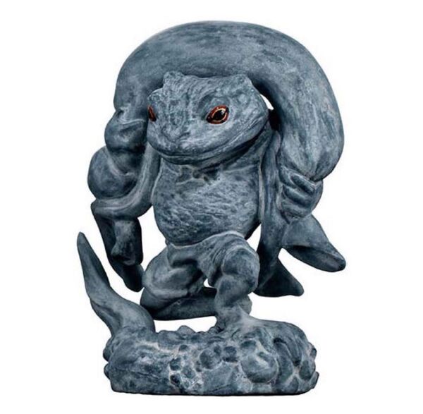 ART IN GASHAPON カエルの風神雷神像 風神銅像 新品 ガシャポン