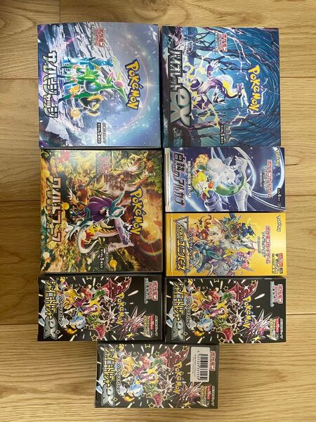 ポケモンカード BOX 白熱のアルカナ VSTARユニバース シャイニートレジャーex バイオレットex ワイルドフォース等