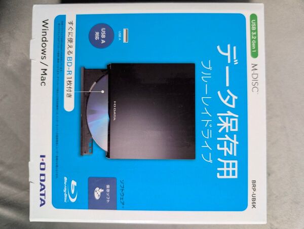 新品未開封 IODATABRP-UB6K ポータブルブルーレイドライブ