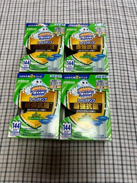 スクラビングバブル トイレスタンプ シャインミントの香り つめかえ用×8本