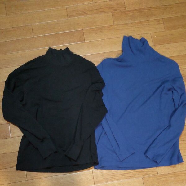 ユニクロ UNIQLO タートルネック長袖ヒートテック2枚セット
