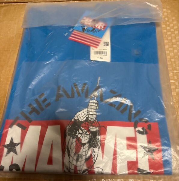 スパイダーマン Tシャツ Lサイズ ユニクロ 新品 未着用 アメージングスパイダーマン マーベル MARVEL