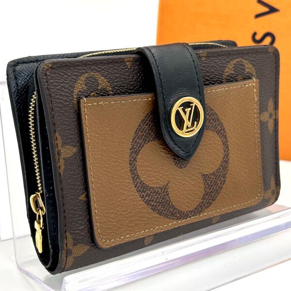 LOUIS VUITTON ルイヴィトン モノグラム ジャイアントリバース ポルトフォイユ ジュリエット M69432 ブラウン