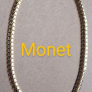 【美品】極太 Monet モネ ネックレス
