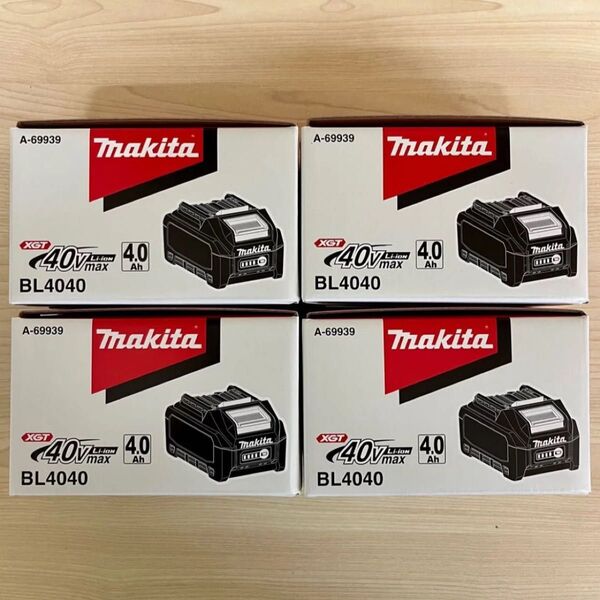 マキタ makita BL4040 リチウムイオンバッテリー 新品未使用 4個セット