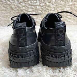 極美品 モンクレール MONCLER ローファー チャンキーヒール レザー 厚底