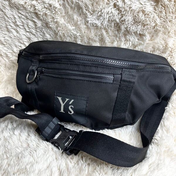Y's×NEW ERA コラボ ウエスト ボディ バッグ ロゴ ポリエステル