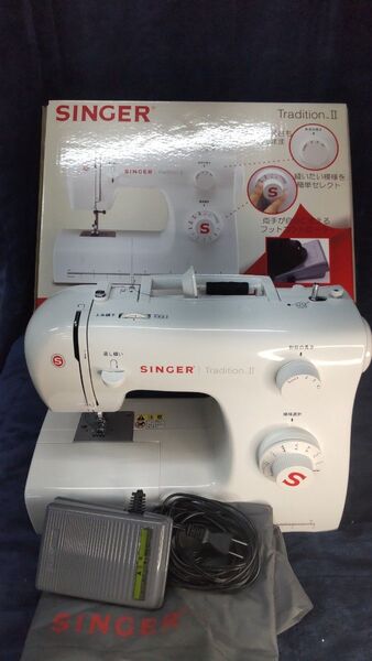 美品 動作確認済み シンガー 電動ミシン TraditionⅡ SN-521 共箱付き