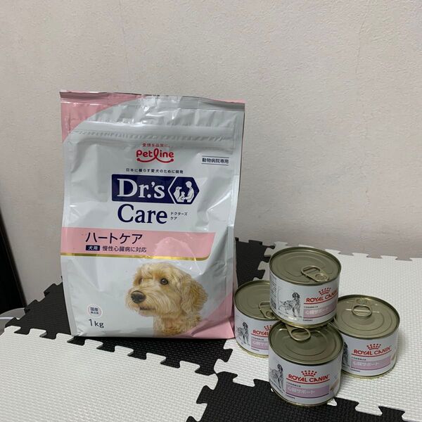 Dr.'s Care ハートケア 1kg ロイヤルカナン心臓サポート缶詰4個セット