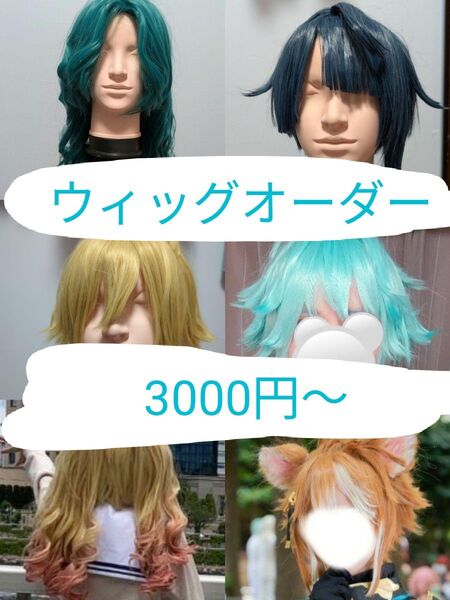 ウィッグオーダー 受付ページ コスプレ ウィッグ