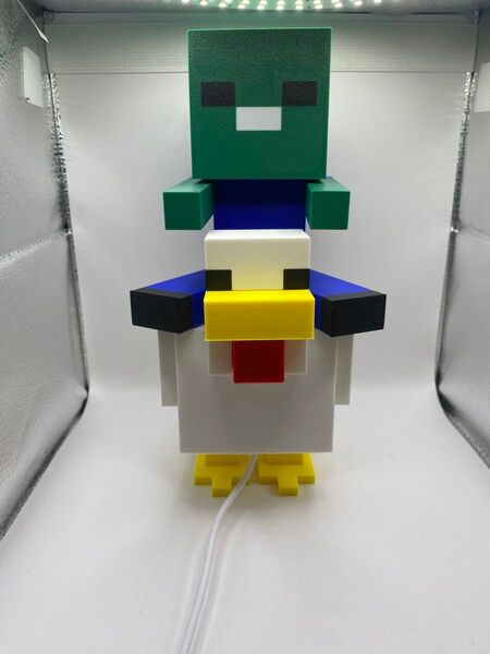 マインクラフト ゾンビ ニワトリ フィギュア 3Dプリンタ