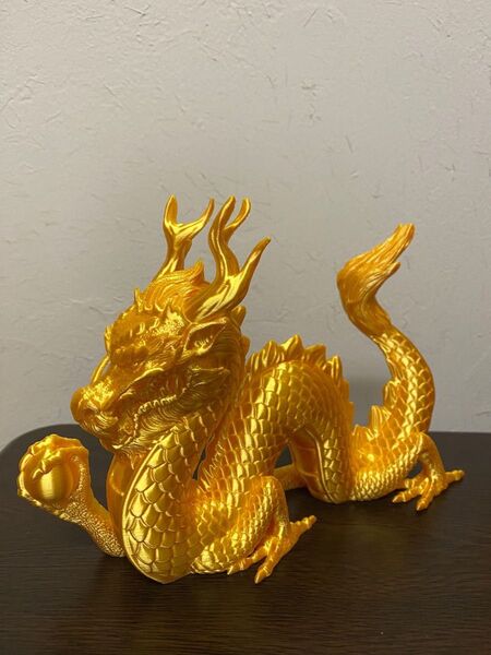 龍 置物 金色 インテリア ドラゴン 縁起物