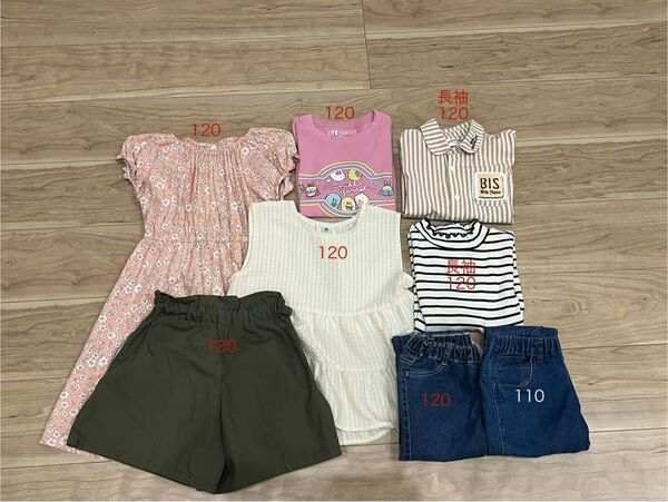 子供服 女の子 半袖シャツ カジュアル 古着