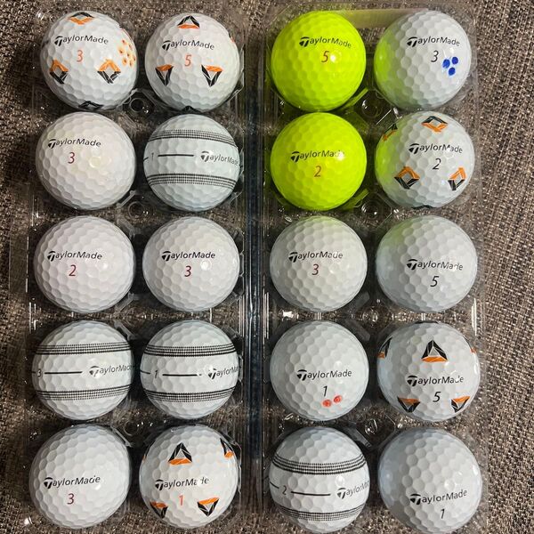 テーラーメイド TP5 7球、TP5X 13球、計20球 TaylorMade ロストボール ゴルフボール