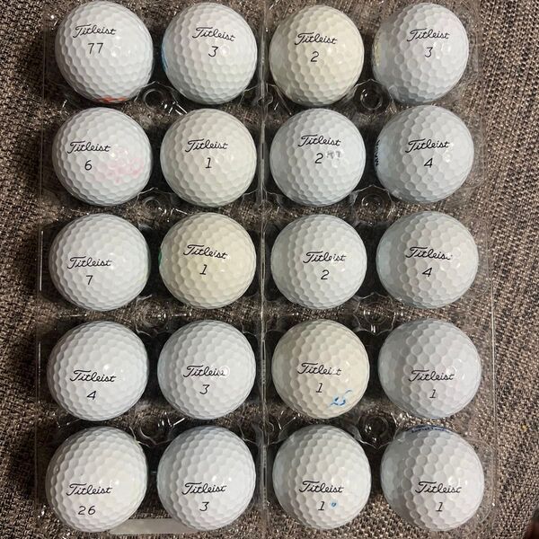 美品!タイトリスト PROV1 15球 AVX 5球 計20球Titleist ロストボール ゴルフボール