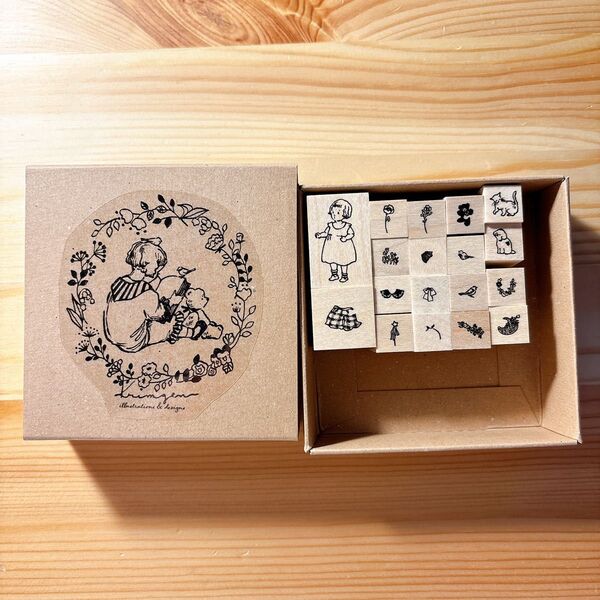 Krimgen クリムゲン はんこ スタンプ お着替えハンコ セット 国内作家