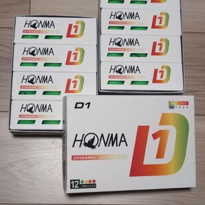 【新品・グリーン】 ホンマD1 ゴルフボール 2ダース