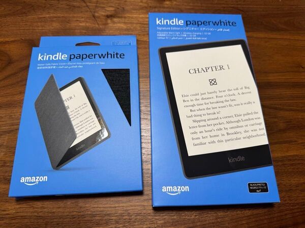 Kindle Paperwhite シグニチャーエディション ブラック 純正カバー付き フィルムおまけ 新品未開封 32GB