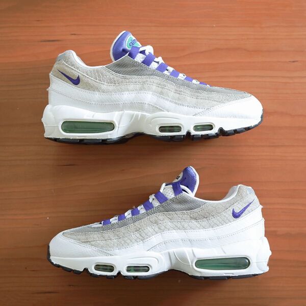 NIKE AIR MAX 95 ホワイト パープル 26.5