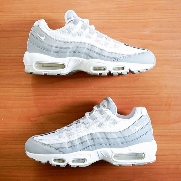 NIKE AIR MAX 95 Essential グレー ホワイト 26.5