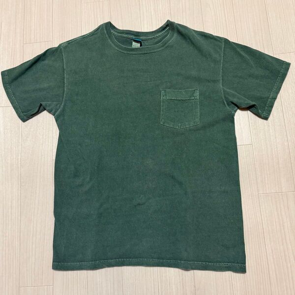 GOOD ON グッドオン 半袖 ポケットTシャツ P-D.グリーン M