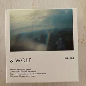 【新品】 & WOLF UVセラムリキッドファンデーション UF-002 ライトベージュ