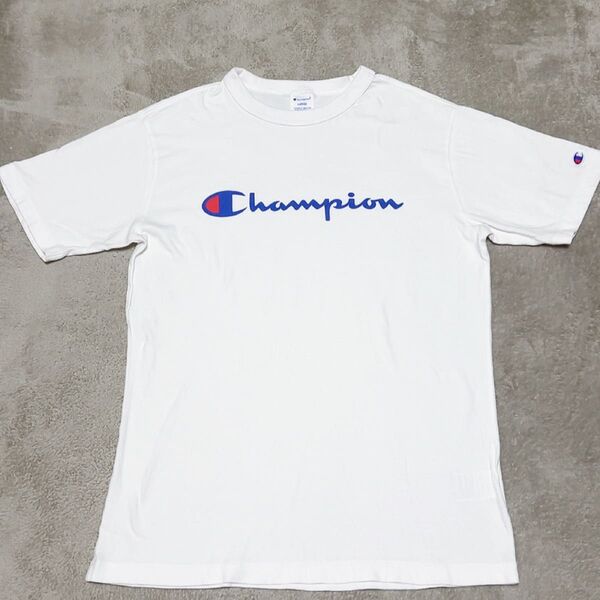 Champion ロゴTシャツ ホワイト Lサイズ