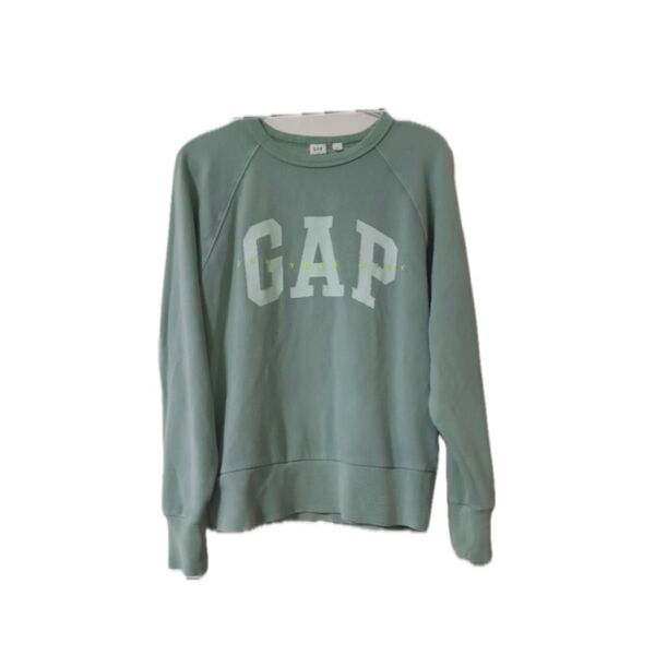 オールドギャップ old gap 90s ホワイトタグ トレーナー パステルグリーン Lサイズ