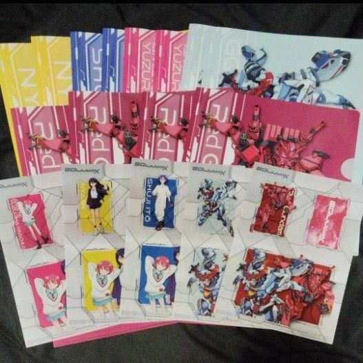機動戦士ガンダム ジークアクス クリアシート 5点 オリジナルA4クリアファイル 12点