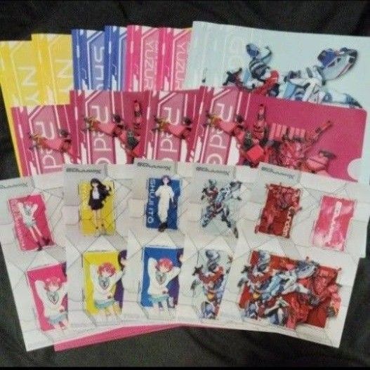機動戦士ガンダム ジークアクス クリアシート 5点 オリジナルA4クリアファイル 12点