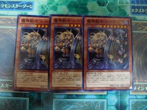 遊戯王　魔導獣士　ルード　ノーマル　　3枚セット　　プレイ用　R20506　