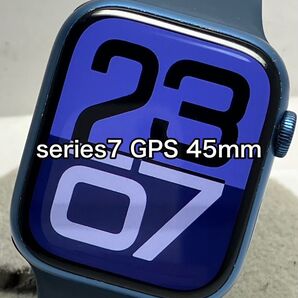 Apple Watch series 7 GPS 45mm ブルー Blue