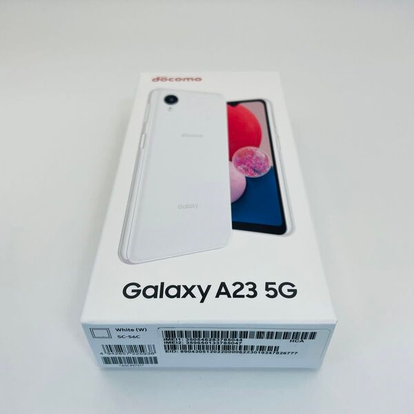 【新品未使用】docomo Galaxy A23 5G SC-56C ホワイト SIMフリー 4