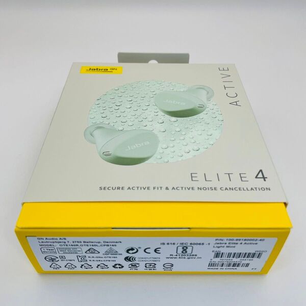 【新品未開封】Jabra Elite 4 Active Light Mint エリート4 ジャブラ ワイヤレスイヤホン