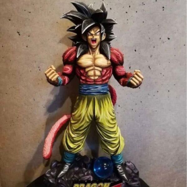 ドラゴンボール 二次元彩色 リペイント 孫悟空 スーパーサイヤ人4 リペイントフィギュア 一番くじ 孫悟空