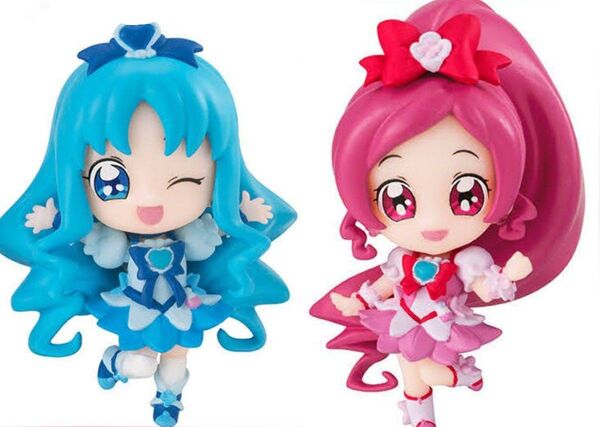 ハートキャッチプリキュア カプセルフィギュアコレクション キュアブロッサム&キュアマリン