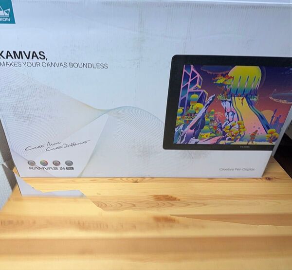 HUION 液タブ 液晶ペンタブレット Kamvas 24 Plus 23.8インチQHD 2.5K解像度専用スタンド・ペン付き