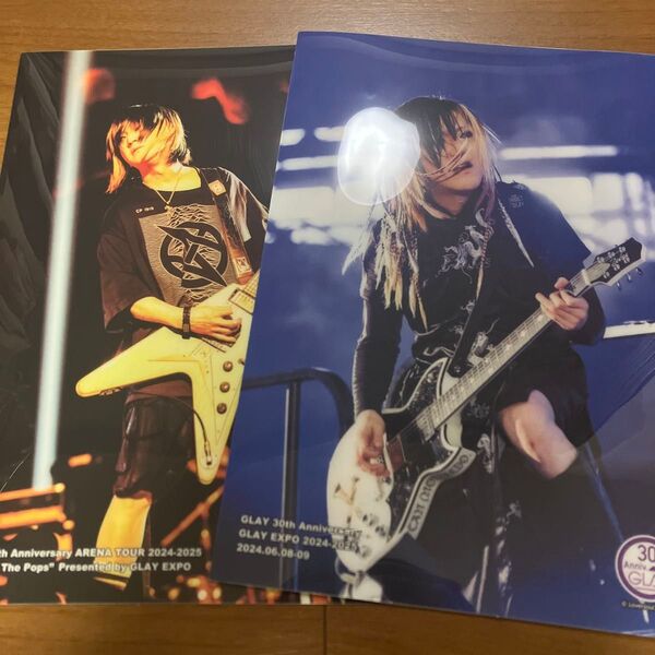 GLAY 30th Anniversary エンタメくじ vol.2 20 クリアポスター賞 HISASHI 2種