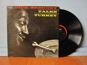 DICK GREGORY★TALKS TURKEY VEE JAY LP 4001★200515t1-rcd-12-otレコード12インチUS盤米LPディックグレゴリー黒人コメディ62年60's