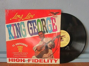 GEORGE JONES★LONG LIVE KING GEORGE Starday SLP 344★200519t1-rcd-12-cfレコード