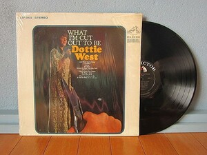 Dottie West★WHAT I'M CUT OUT TO BE シュリンク付き RCA VICTOR LSP-3932★200519t3-rcd-12-cfレコード12インチUS盤米LPカントリー68年