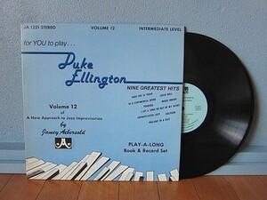 Jamey Aebersold●Duke Ellington's Nine Greatest Hits! JA Records JA 1221●200528t2-rcd-12-jzレコード12インチジャズ78年US盤米LP