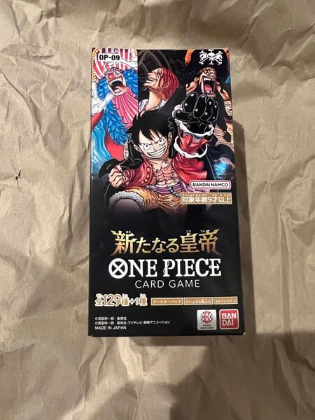 【新品未開封テープ付BOX】ONE PIECEカードゲーム ブースターパック 新たなる皇帝【OP-09】