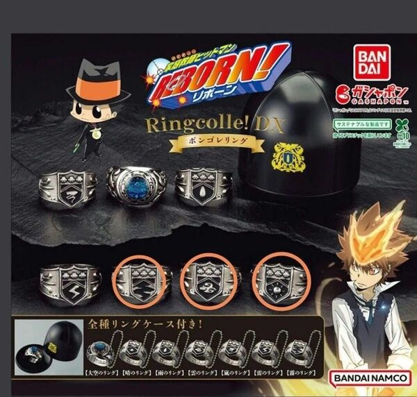 家庭教師ヒットマンREBORN! ボンゴレリング 3種セット 雲 霧 晴
