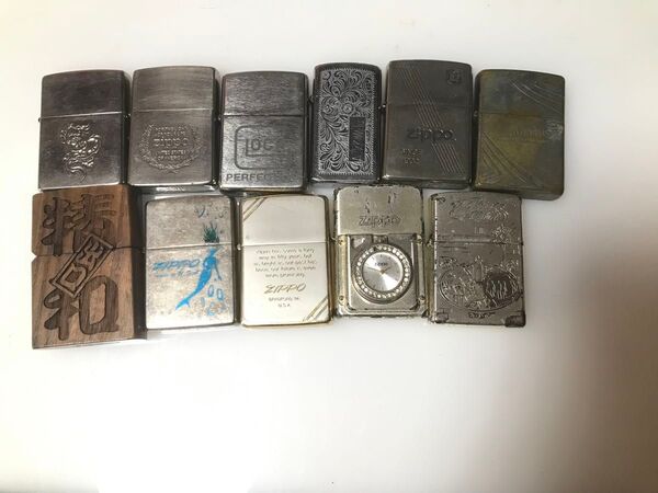 ZIPPO ライター まとめ売り 11個セット オイルライター